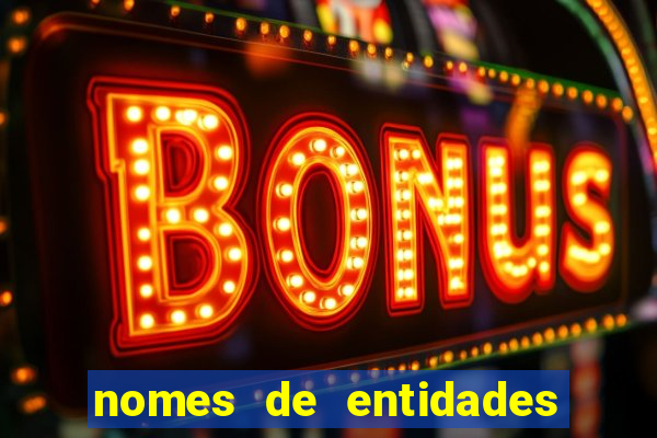 nomes de entidades do mal