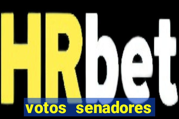 votos senadores impeachment moraes