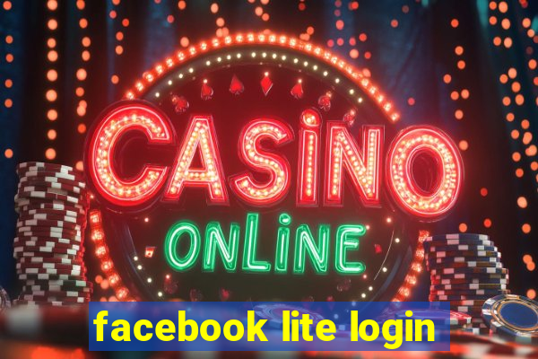 facebook lite login