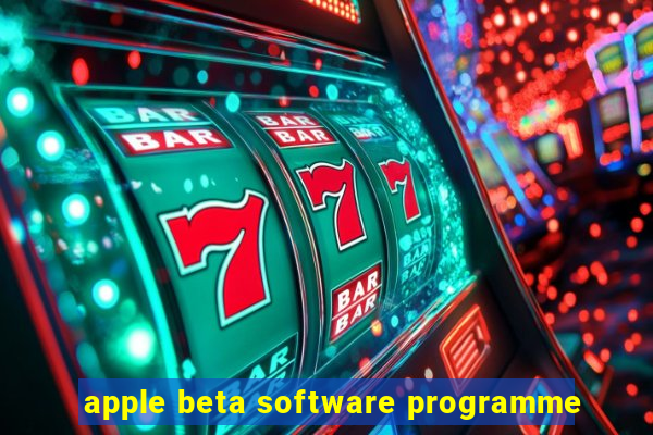 apple beta software programme