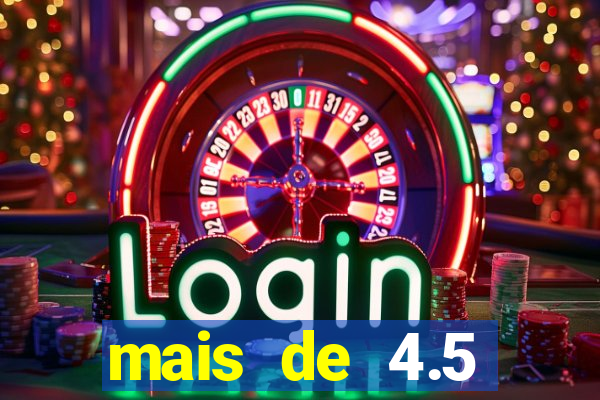 mais de 4.5 escanteios o que significa