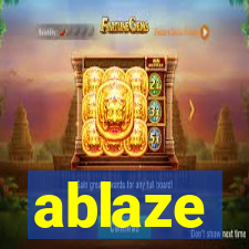 ablaze