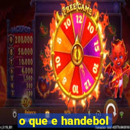o que e handebol