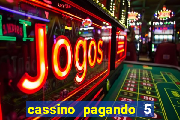 cassino pagando 5 reais no cadastro