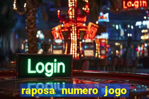 raposa numero jogo do bicho