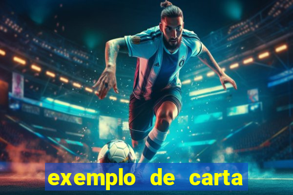 exemplo de carta aberta vestibular