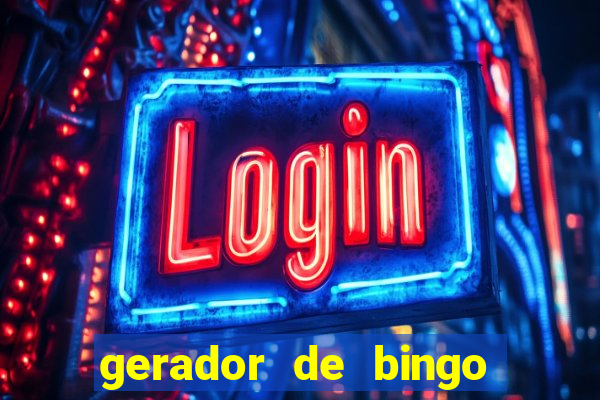 gerador de bingo cha de bebe