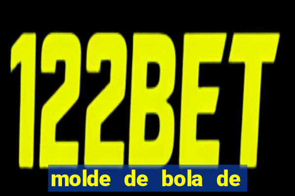 molde de bola de futebol para imprimir