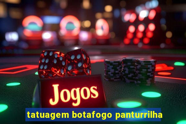 tatuagem botafogo panturrilha