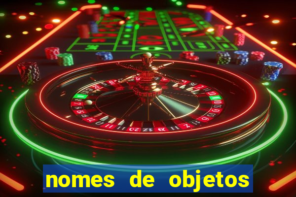 nomes de objetos de origem tupi guarani