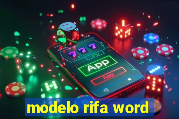 modelo rifa word