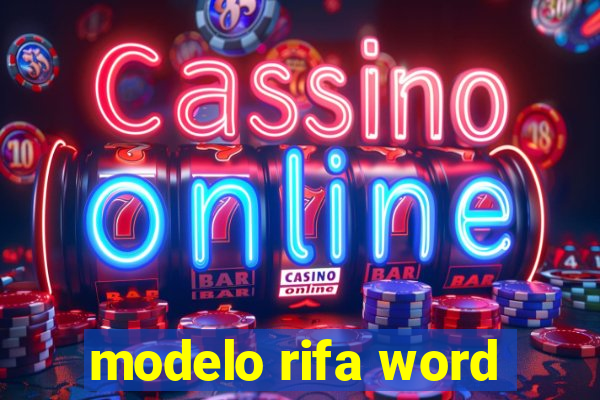 modelo rifa word