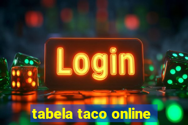 tabela taco online