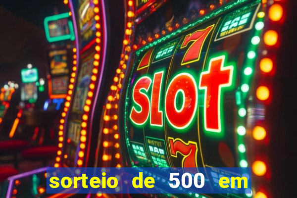 sorteio de 500 em cash toda segunda feira novibet