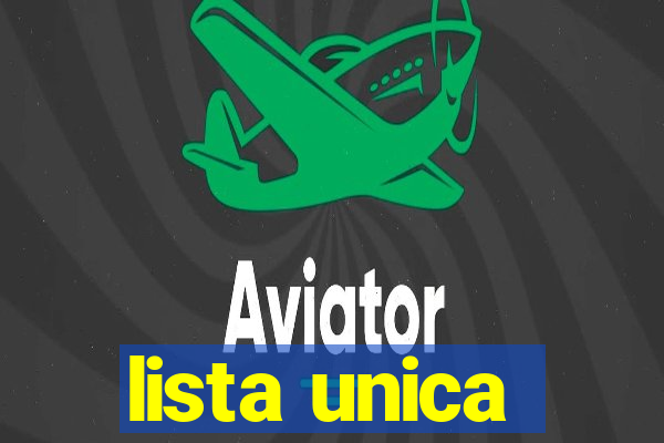 lista unica