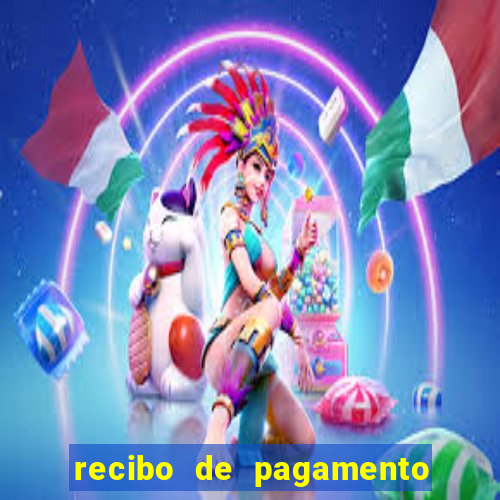 recibo de pagamento simples word
