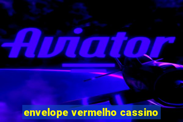 envelope vermelho cassino