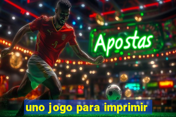 uno jogo para imprimir