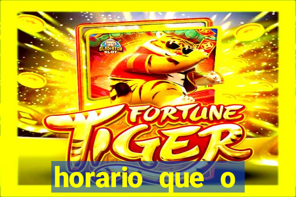 horario que o fortune rabbit paga