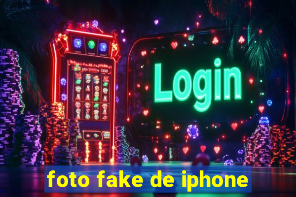 foto fake de iphone