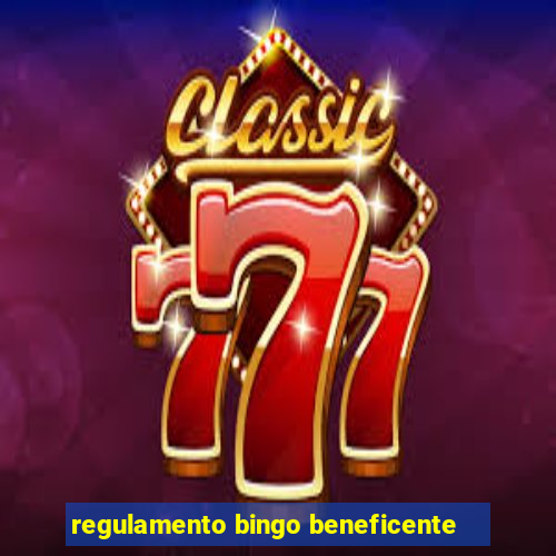 regulamento bingo beneficente