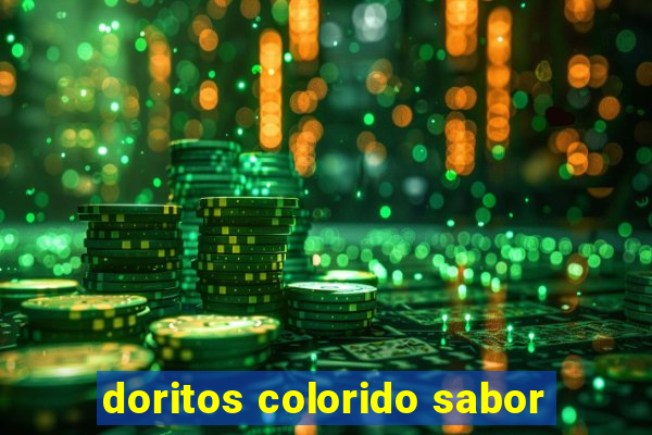 doritos colorido sabor