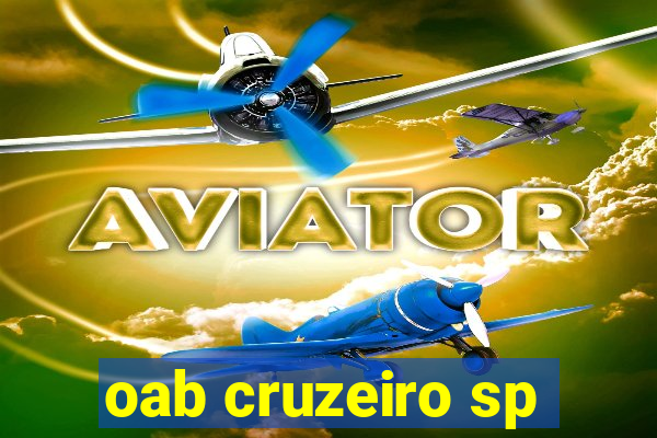 oab cruzeiro sp