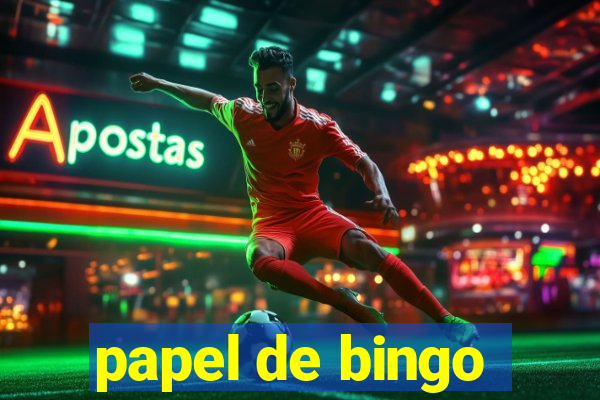 papel de bingo