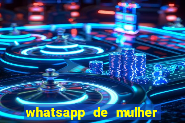 whatsapp de mulher de programa