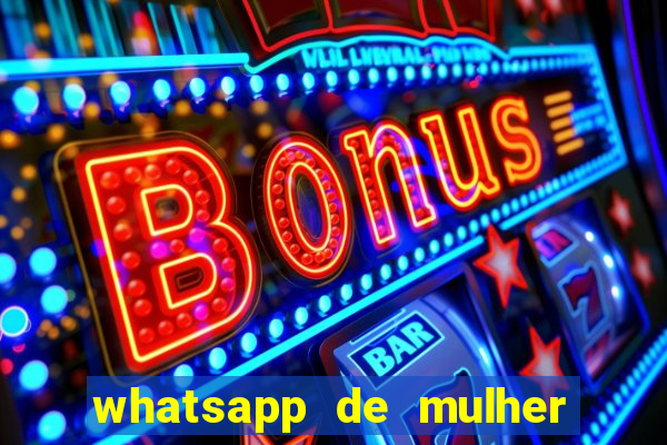 whatsapp de mulher de programa