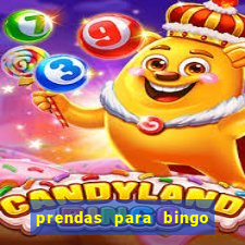 prendas para bingo de natal