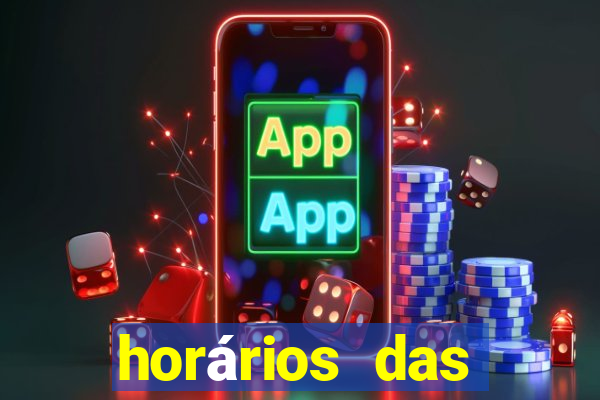 horários das plataformas de jogos