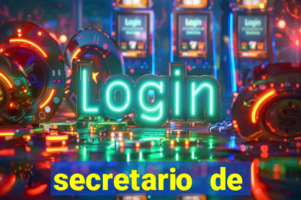 secretario de esporte salario
