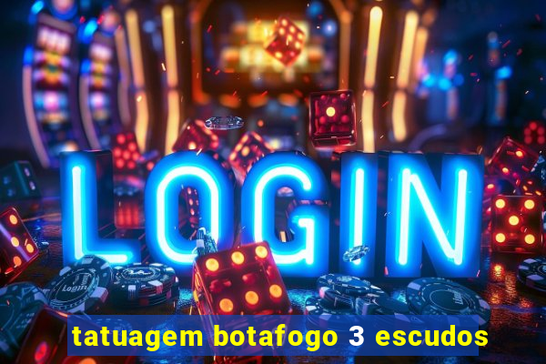 tatuagem botafogo 3 escudos