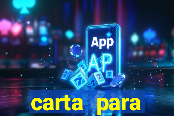 carta para encontrista homem