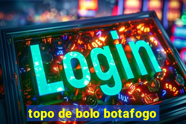 topo de bolo botafogo