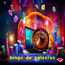 bingo de palavras de natal