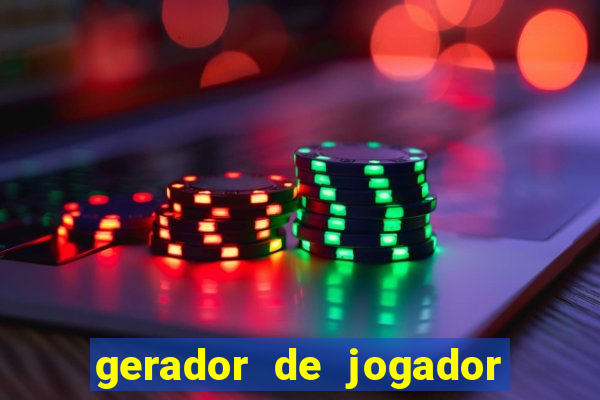 gerador de jogador de futebol