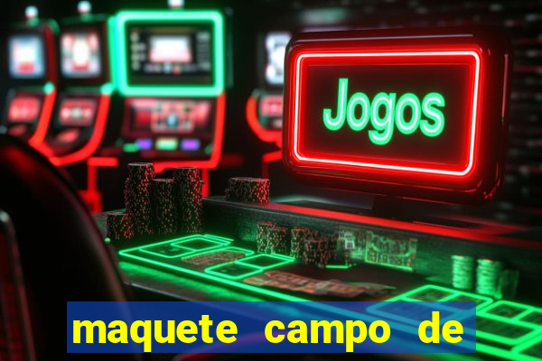 maquete campo de futebol (isopor)