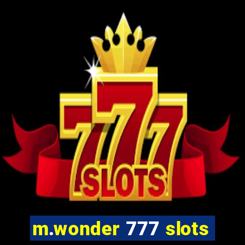 m.wonder 777 slots