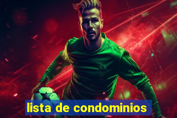 lista de condominios