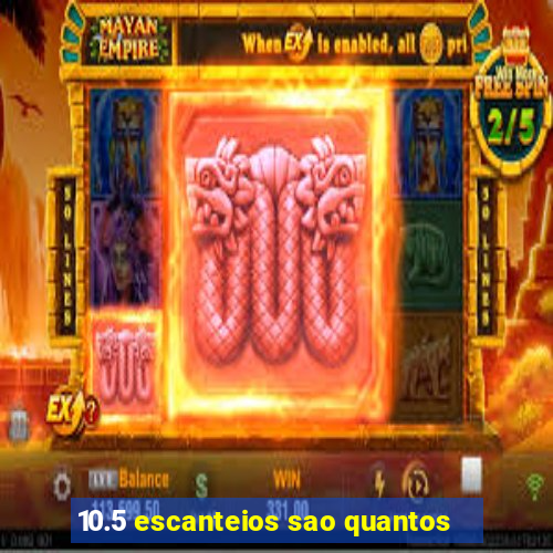 10.5 escanteios sao quantos