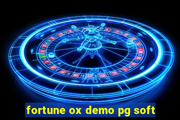 fortune ox demo pg soft