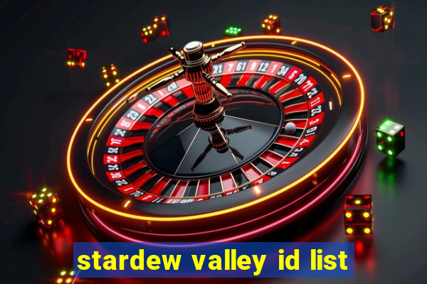stardew valley id list