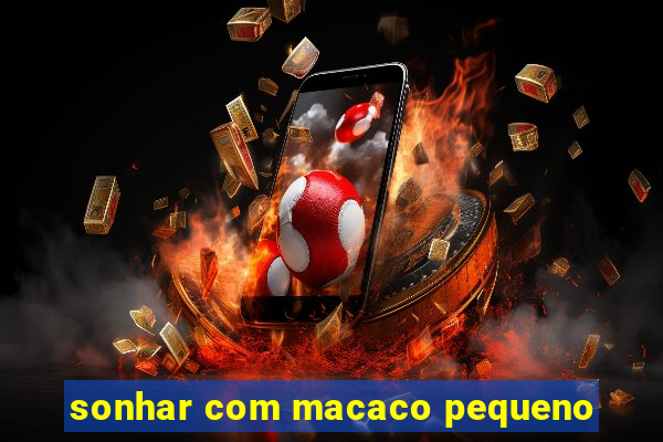 sonhar com macaco pequeno