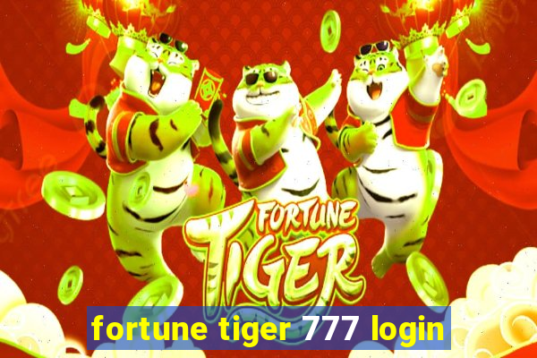 fortune tiger 777 login