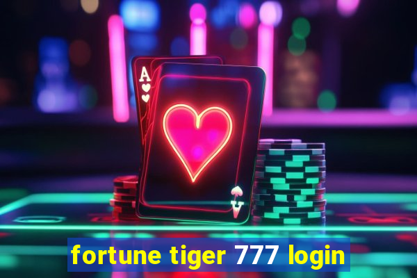 fortune tiger 777 login