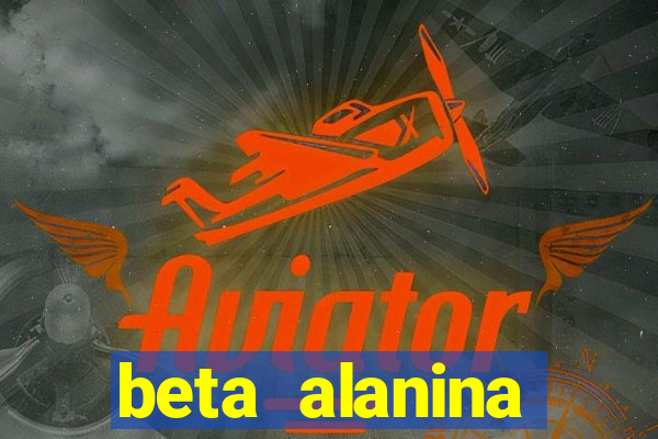 beta alanina aumenta a pressao