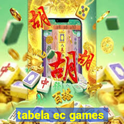 tabela ec games