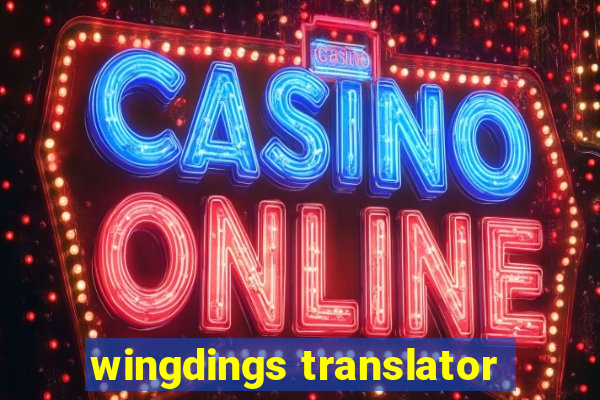wingdings translator